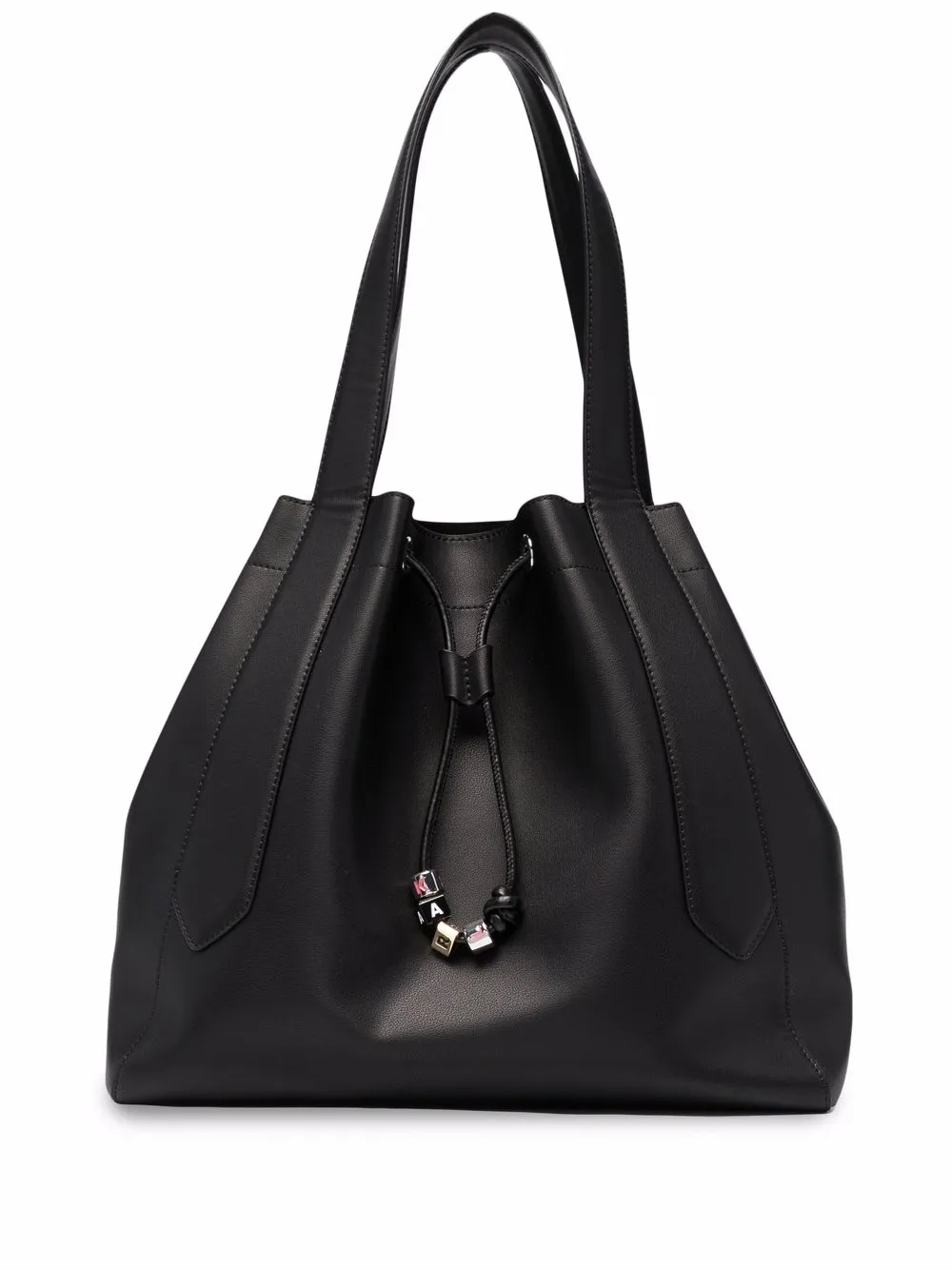 

Karl Lagerfeld tote K/Charms mediano - Negro