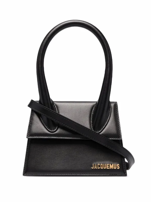 Luxury handbag - Le Chiquito moyen Jacquemus bag in black leather