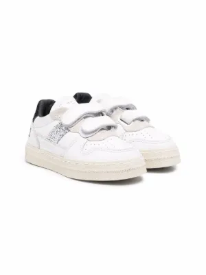 scarpe bambina D.A.T.E. sneakers bianco pelle camoscio COURT 2.0 BG367 -  ZOOODE.COM
