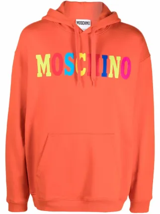 Moschino 2024 orange hoodie