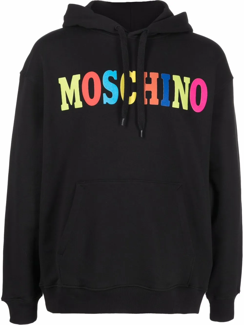 

Moschino hoodie con logo afelpado - Negro