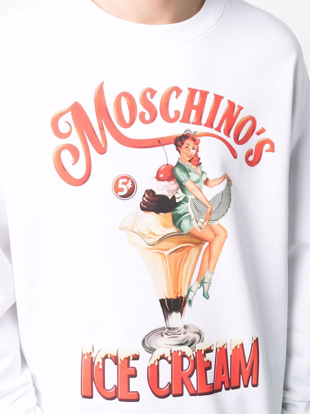 фото Moschino толстовка с принтом