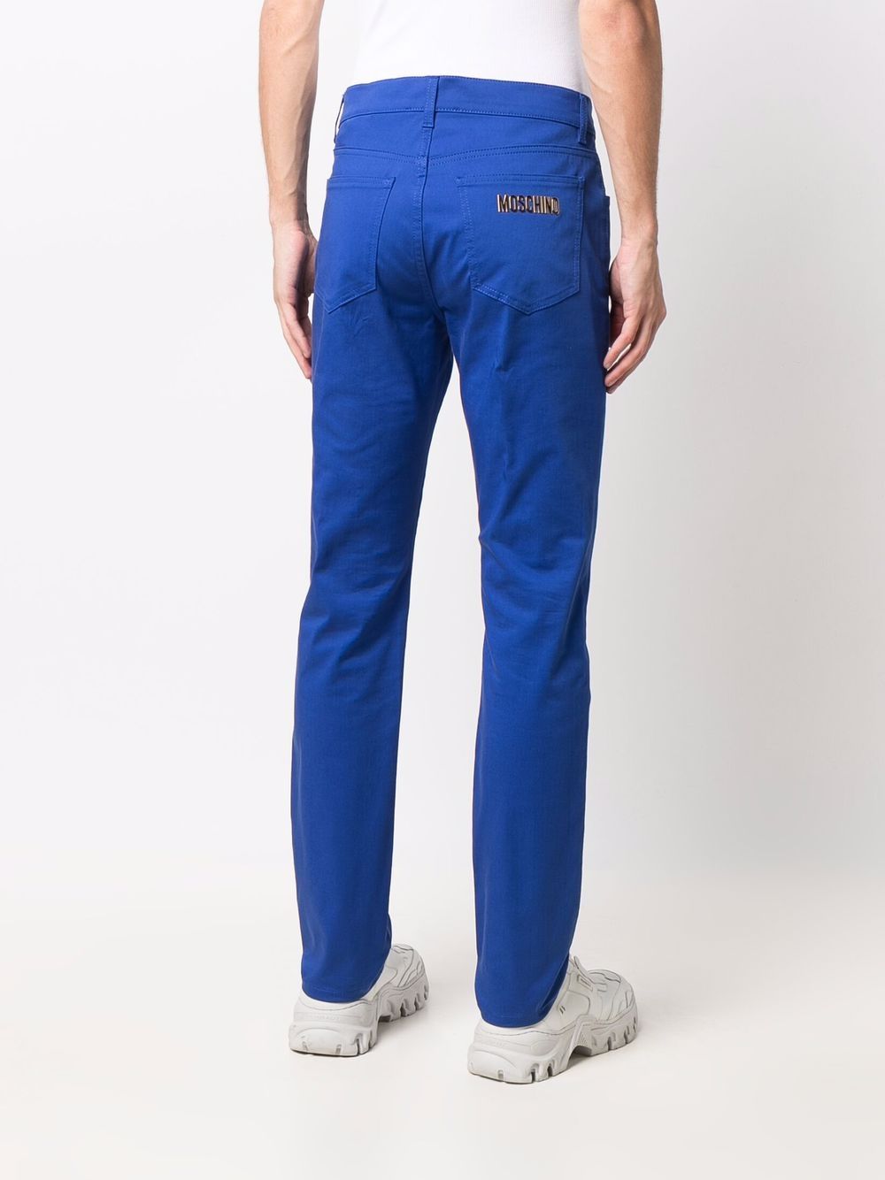 фото Moschino прямые джинсы с логотипом
