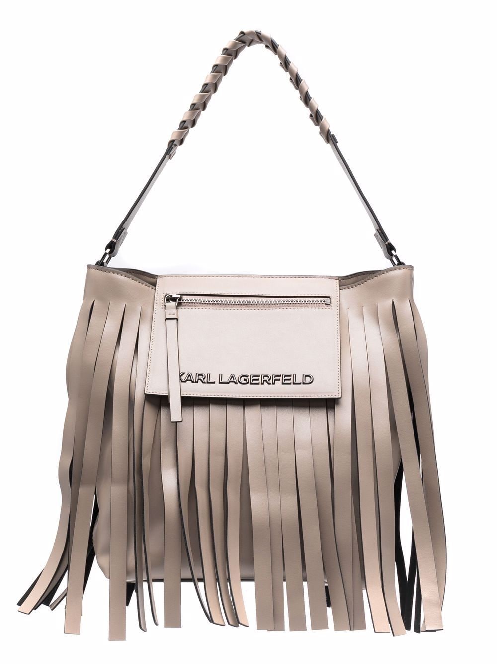 Karl Lagerfeld K/Seven Monogram-Debossed Shoulder Bag