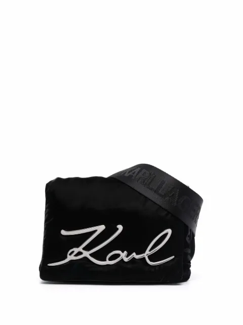 Karl Lagerfeld شنطة كروس 'كيه/سيغنيتشور' مبطنة