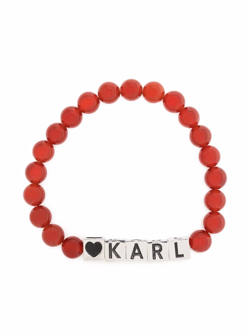 

Karl Lagerfeld K beads Karl cube bracelet - Red