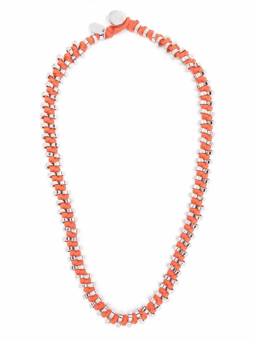 

Karl Lagerfeld K woven Choupette necklace - Silver