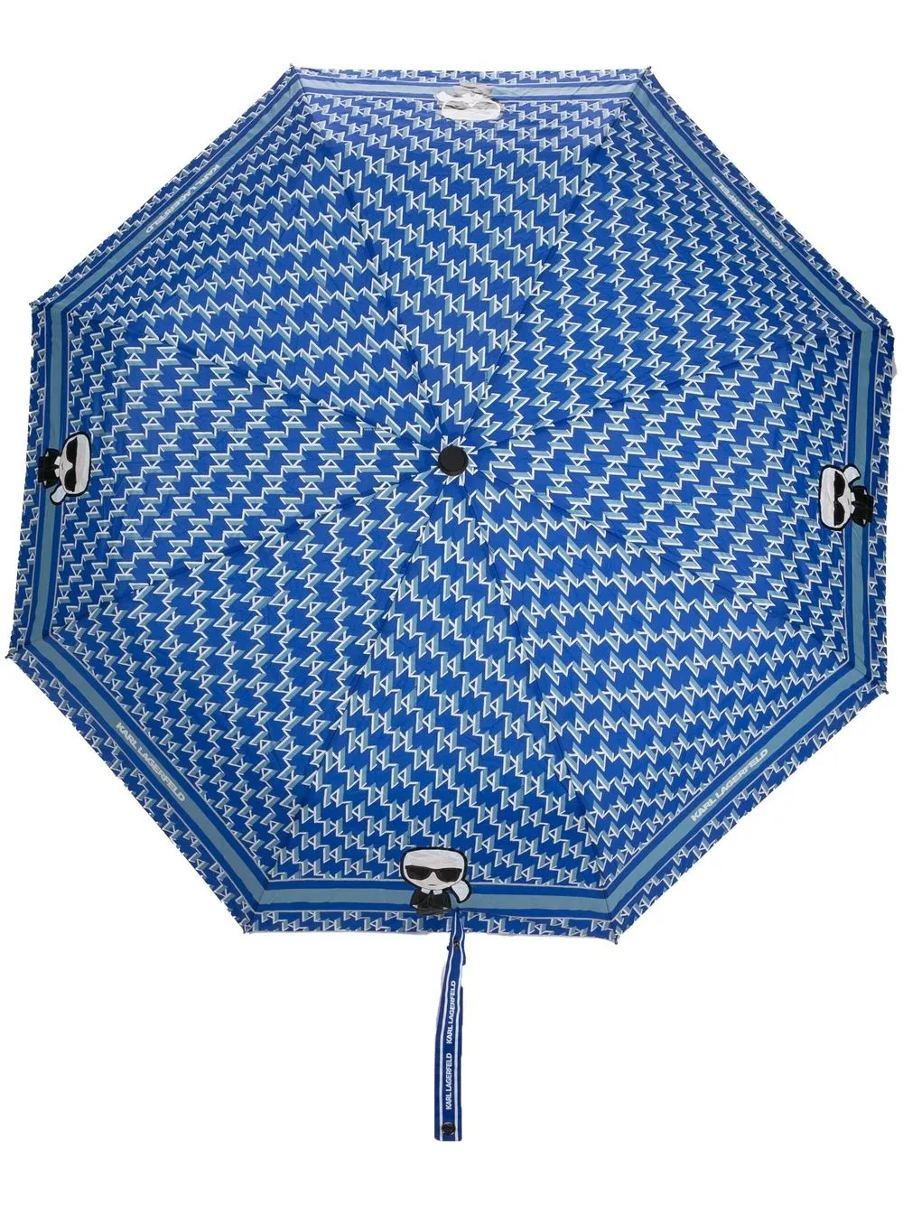 

Karl Lagerfeld K/Ikonik monogram umbrella - Blue