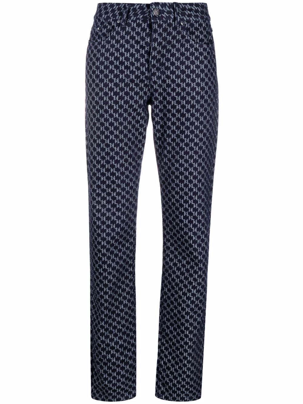 Karl Lagerfeld monogram-print straight-leg Jeans - Farfetch