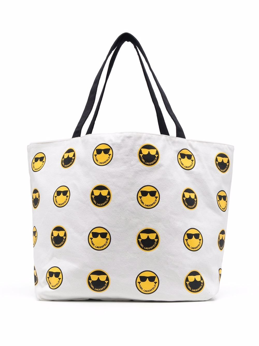 Karl Lagerfeld Smiley Print Reversible Tote - Farfetch