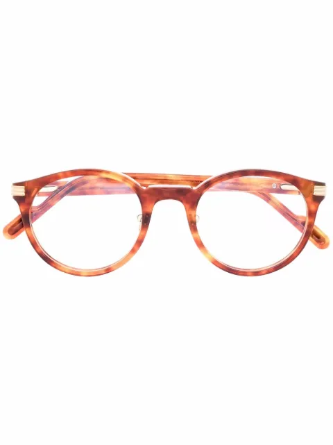 Cartier Eyewear round-frame clear-lens glasses