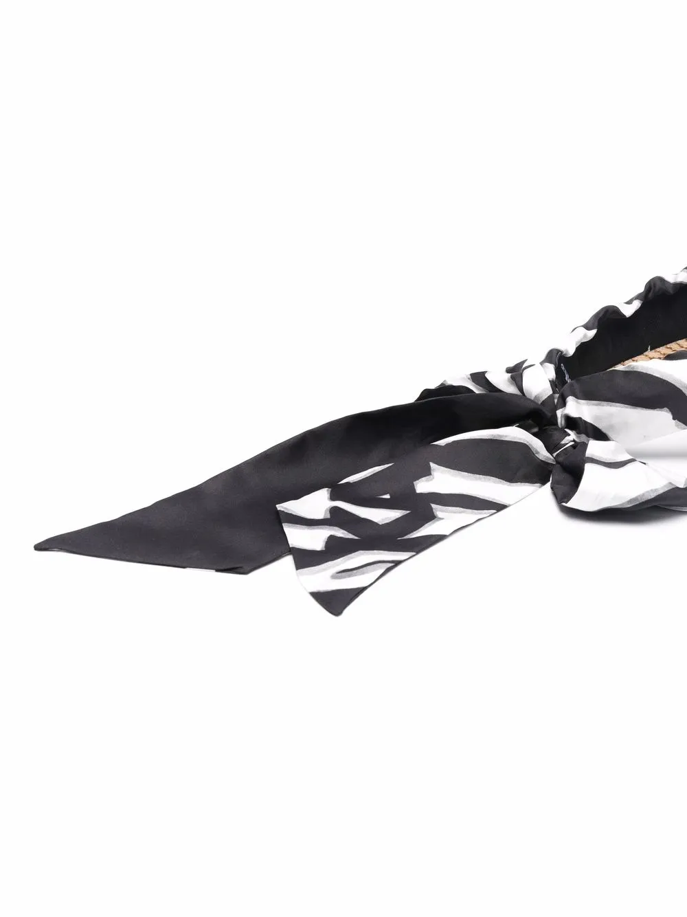 Karl Lagerfeld Zonneklep met zebraprint - Beige