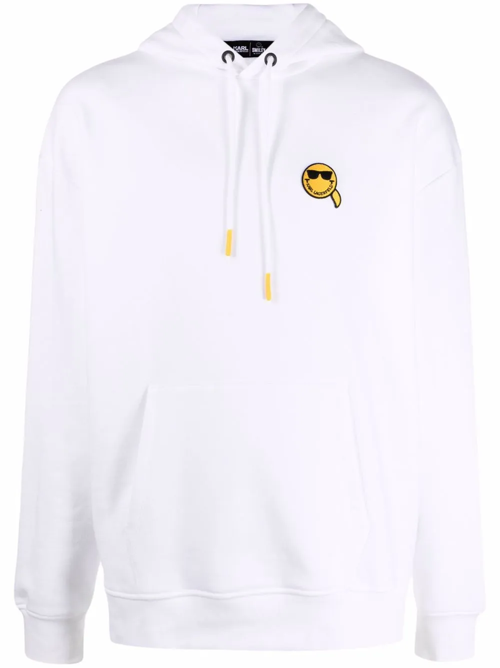 

Karl Lagerfeld hoodie con motivo Smiley - Blanco