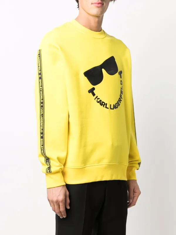 Karl lagerfeld yellow sweatshirt Clearance