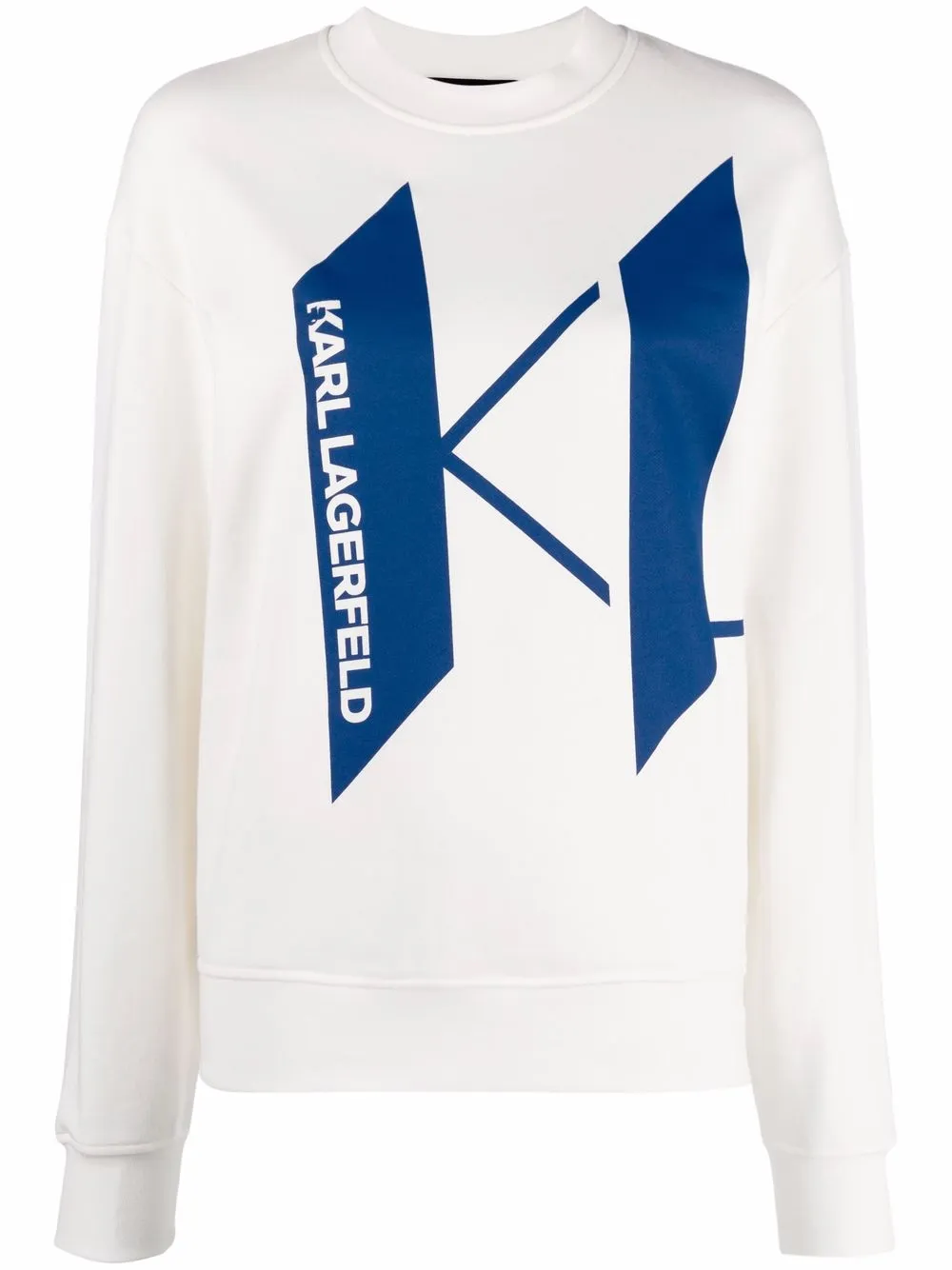 Karl Lagerfeld playera Big X - Blanco