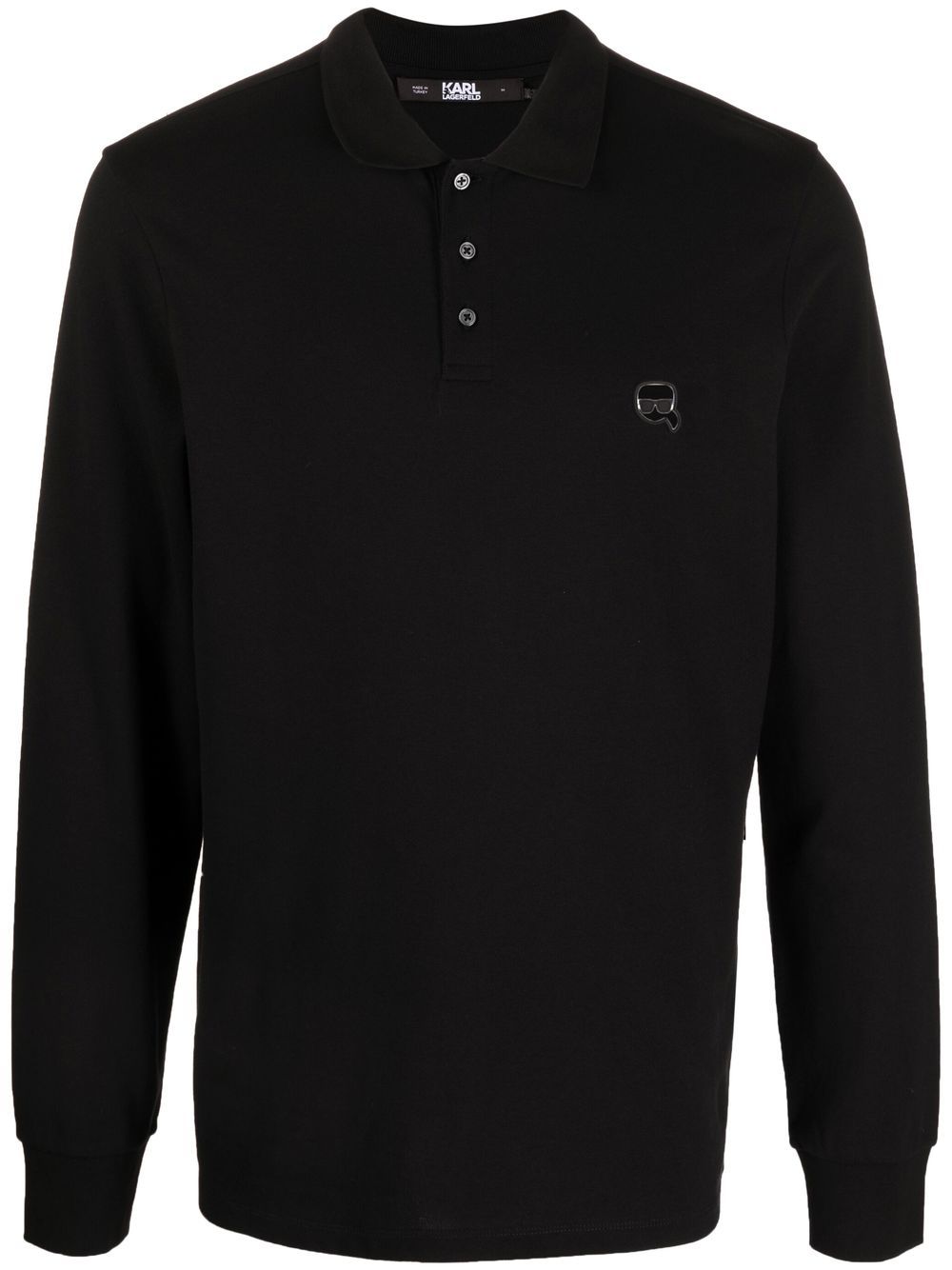 Karl Lagerfeld Ikonik Karl long-sleeved Polo Shirt - Farfetch