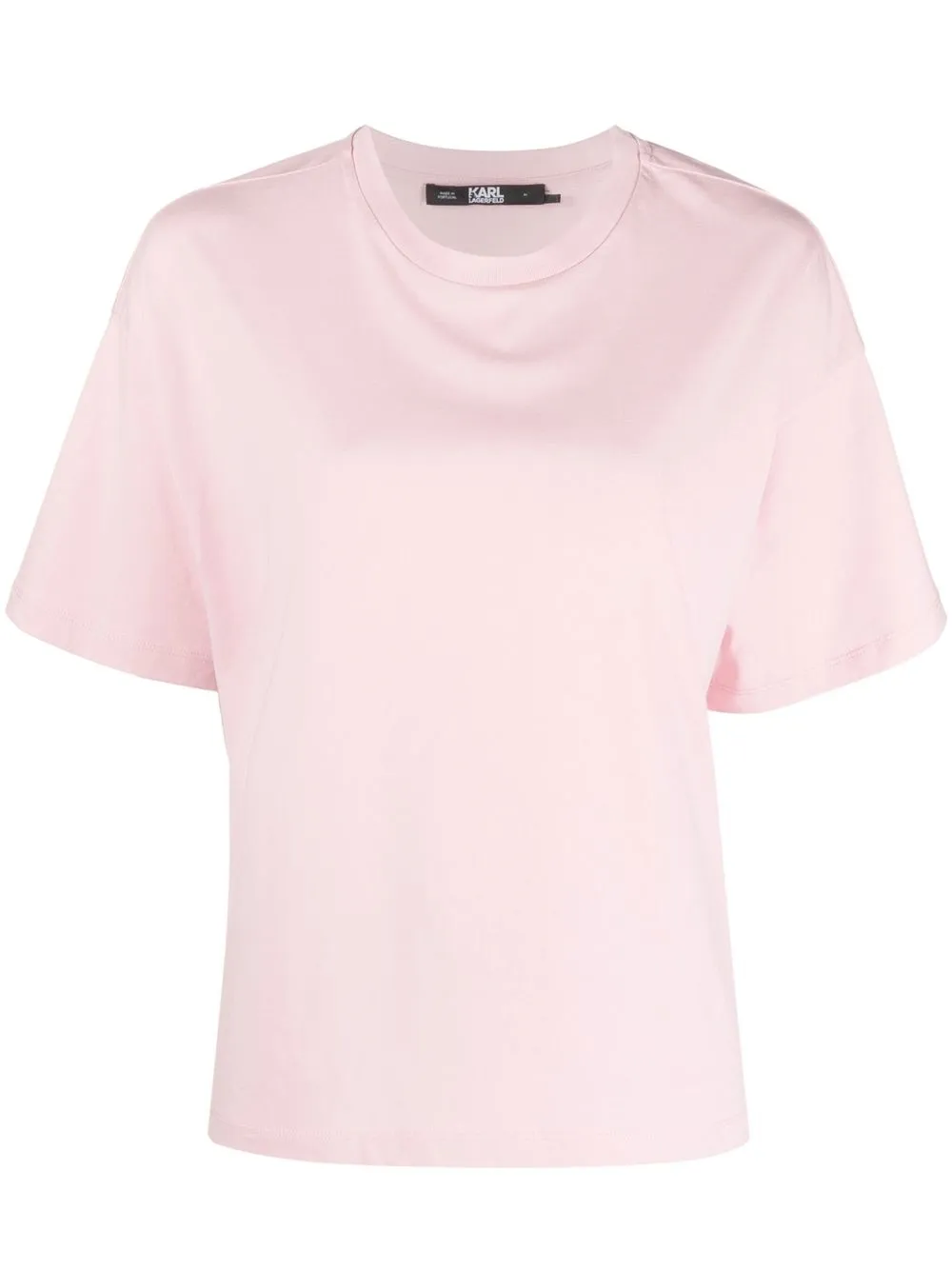 

Karl Lagerfeld playera con logo estampado - Rosado