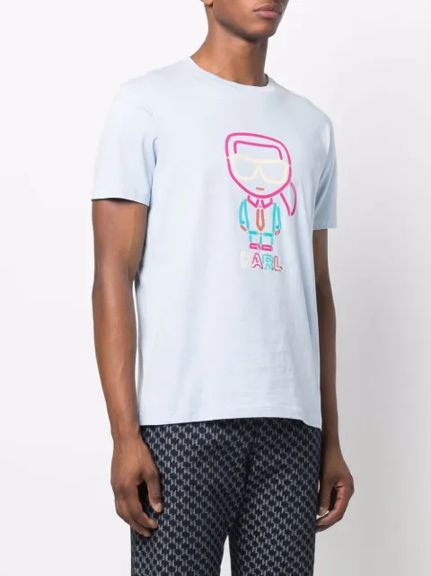 karl lagerfeld jelly karl老佛爷图案t恤