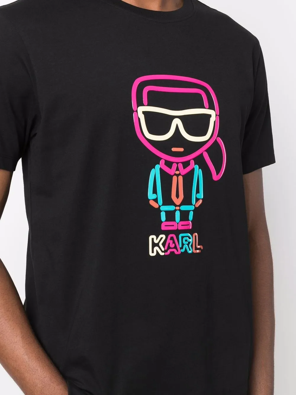 фото Karl lagerfeld футболка jelly karl из органического хлопка