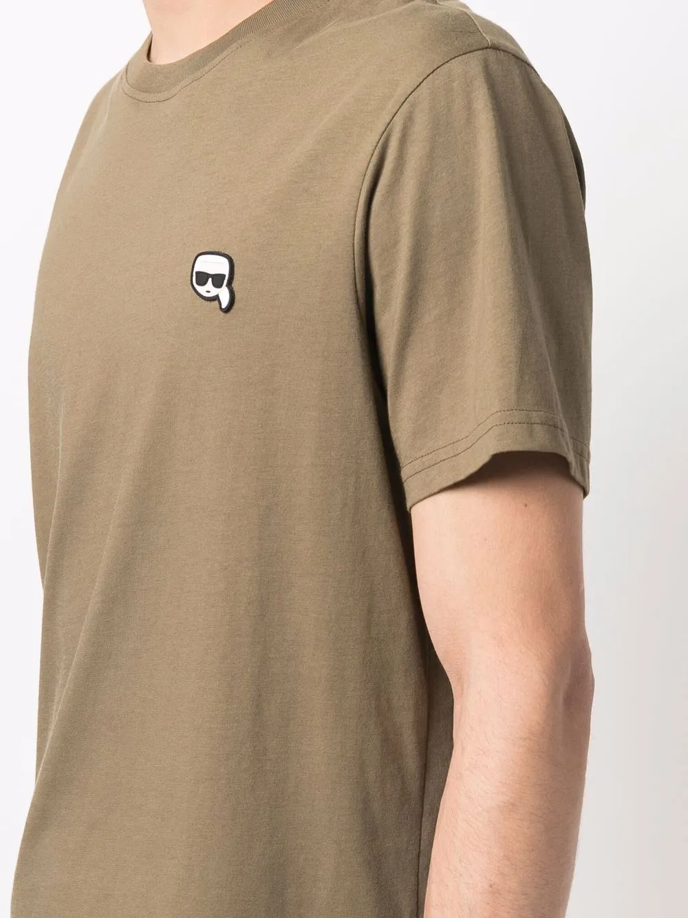 фото Karl lagerfeld футболка с нашивкой ikonik