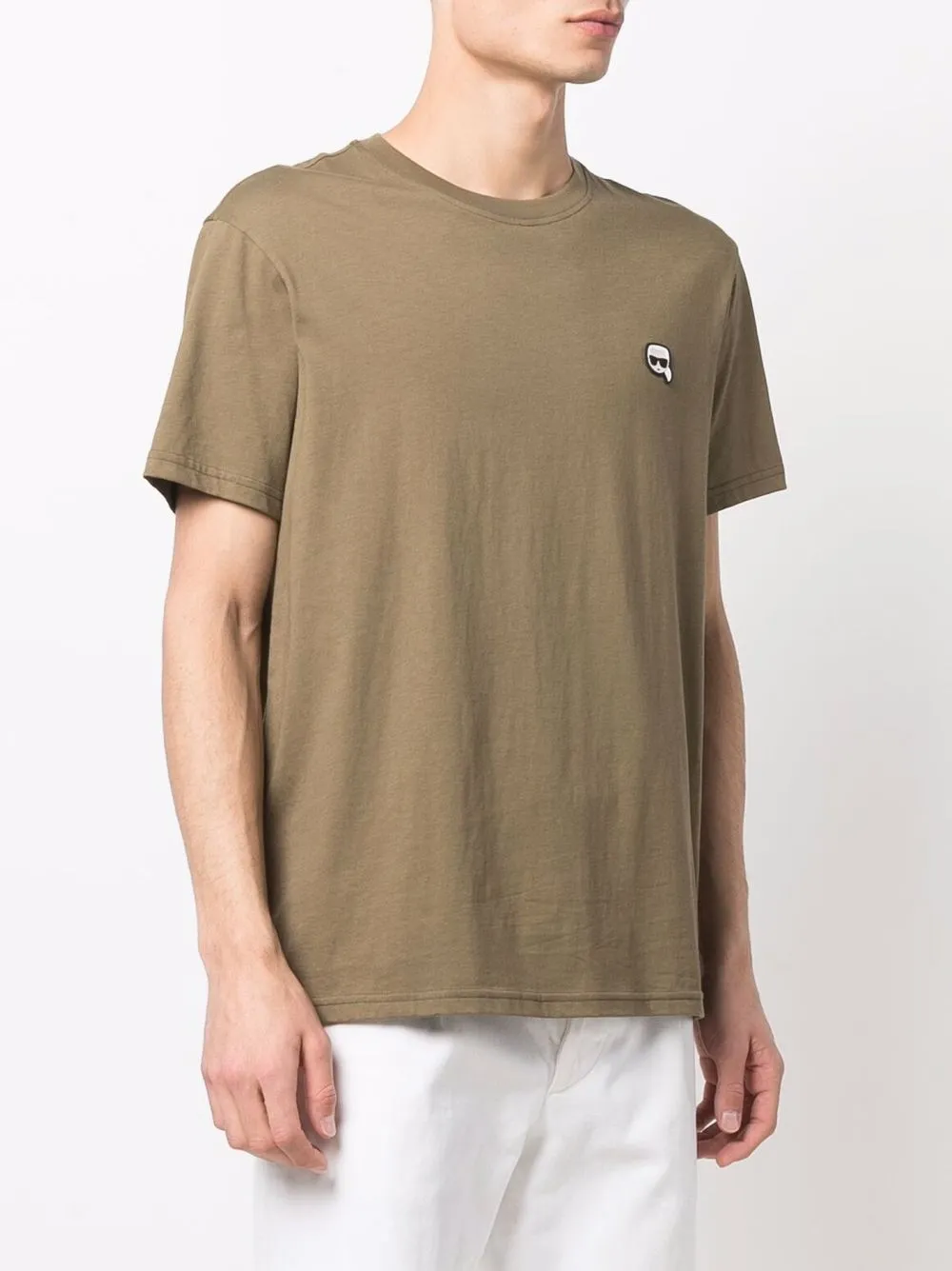 фото Karl lagerfeld футболка с нашивкой ikonik