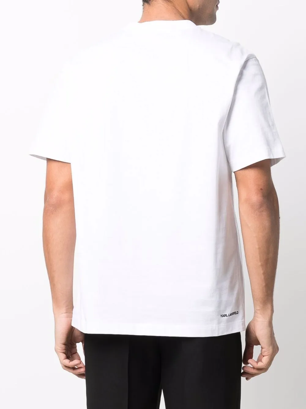 фото Karl lagerfeld футболка с фактурным узором