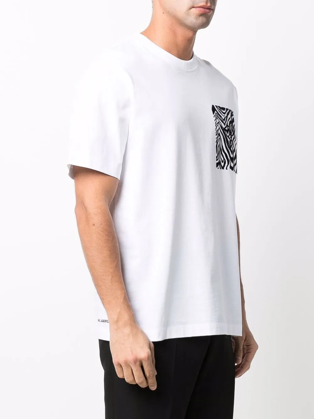 фото Karl lagerfeld футболка с фактурным узором