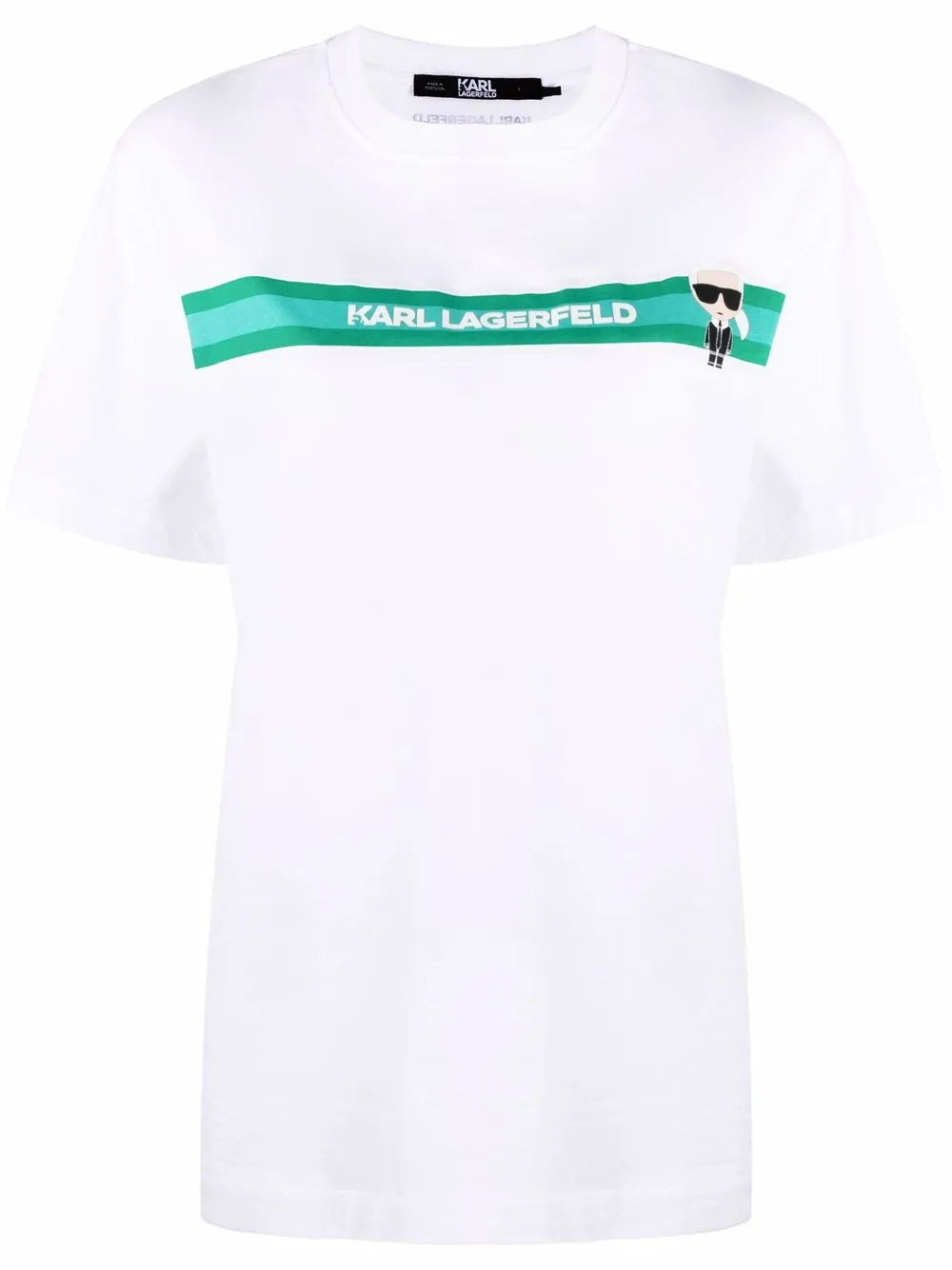 

Karl Lagerfeld playera Ikonik - Blanco