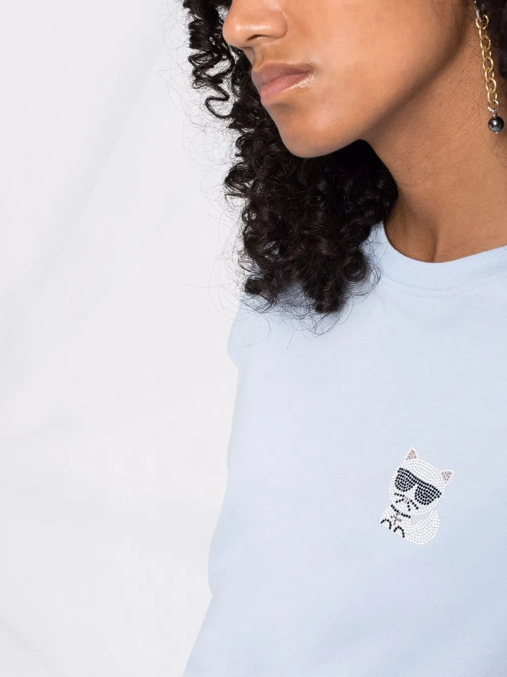 фото Karl lagerfeld футболка с графичным принтом