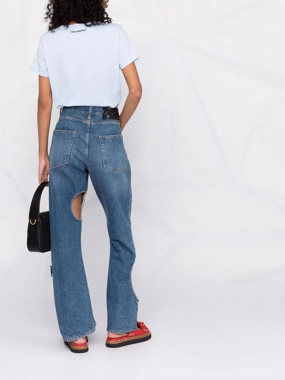 фото Karl lagerfeld футболка с графичным принтом