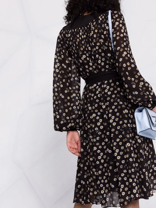 Karl lagerfeld deals floral wrap dress