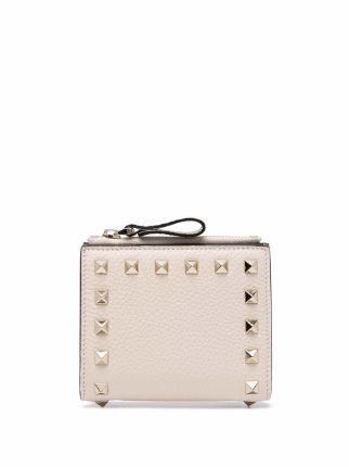 Valentino rockstud discount compact wallet