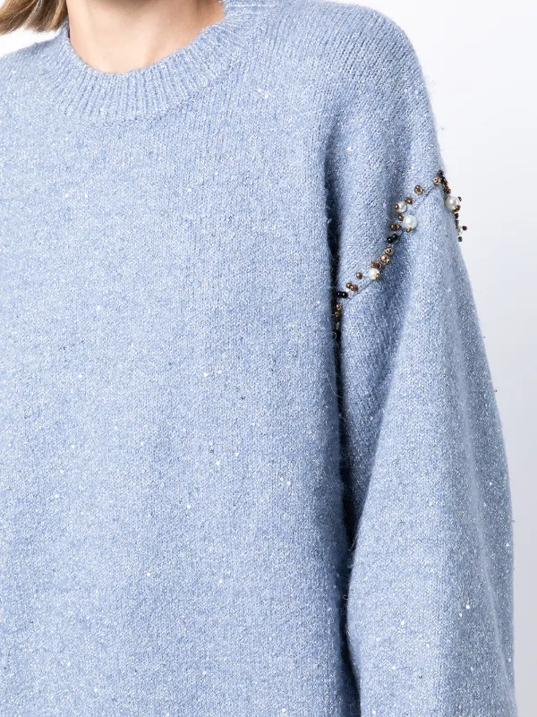 Shop b+ab pearl-embellished drop 