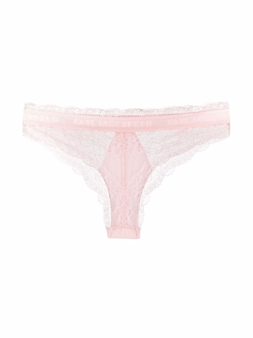 Karl Lagerfeld two-piece Lace Brief Set - Farfetch