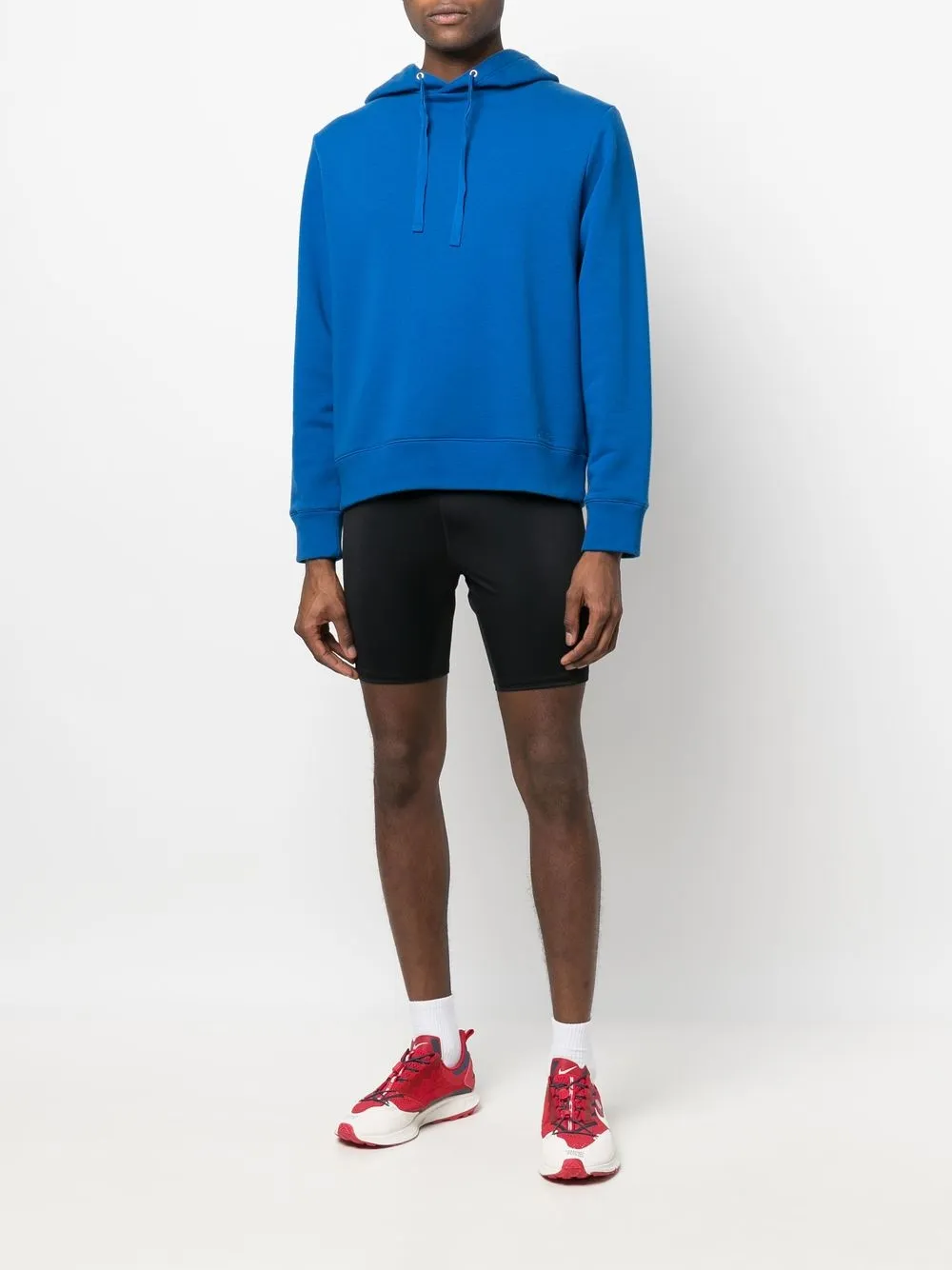 Diesel Fietsshorts met logo tailleband - Zwart