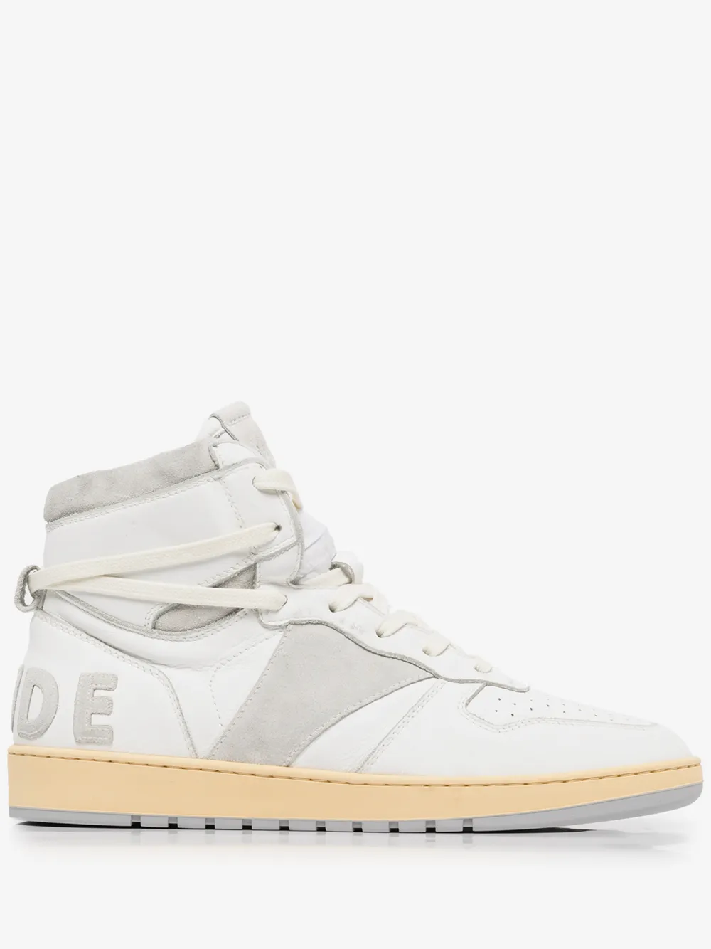 RHUDE パネル ハイカットスニーカー | ホワイト | Image 1