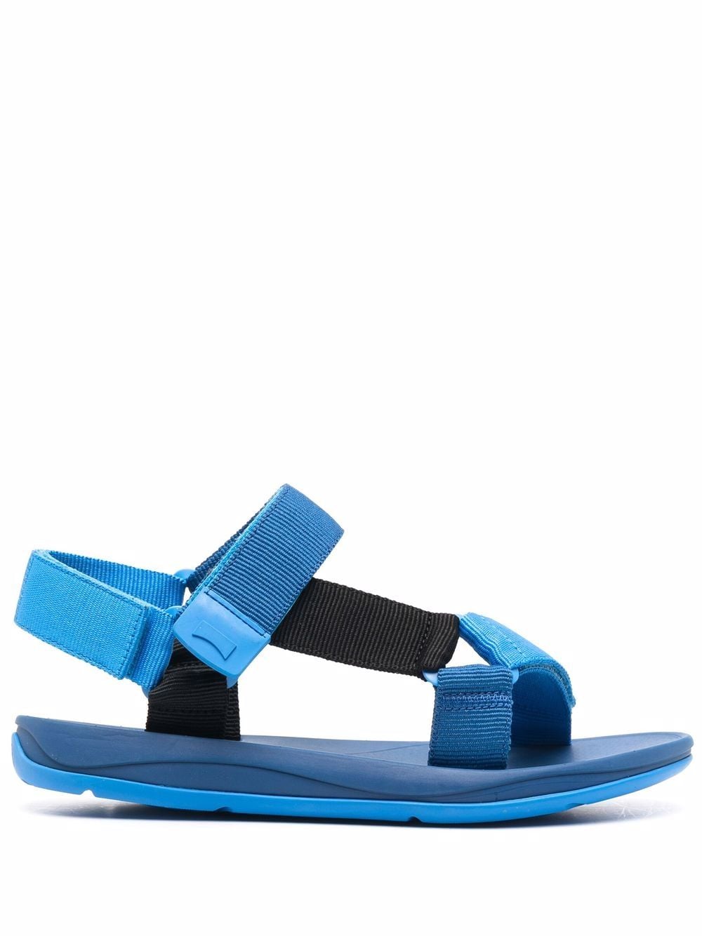 camper x sailgp match sandales à attache scratch - bleu