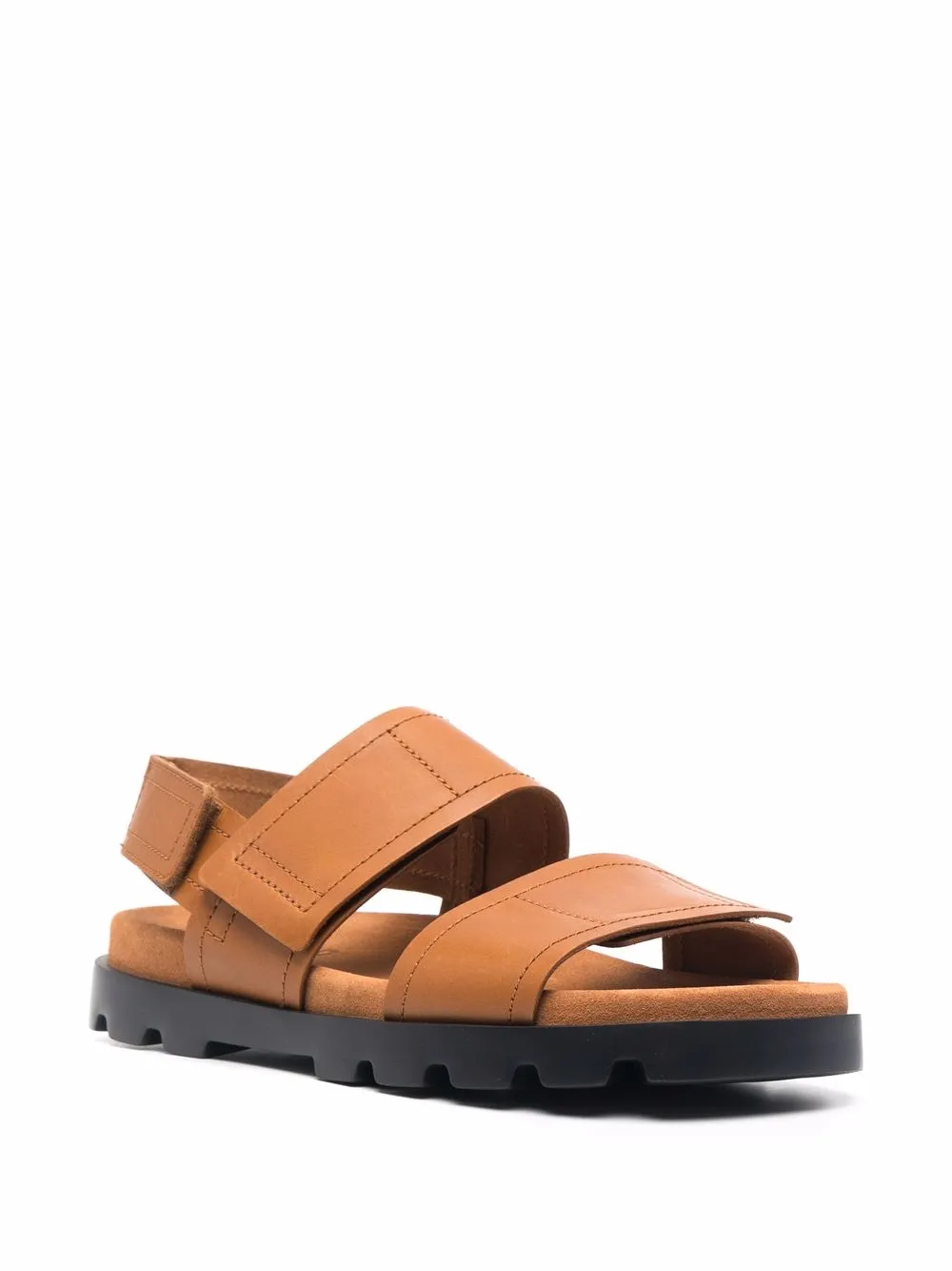 Camper Brutus leren sandalen - Bruin
