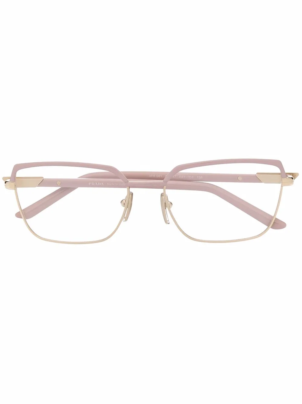 

Prada Eyewear lentes con armazón cuadrada - Rosado