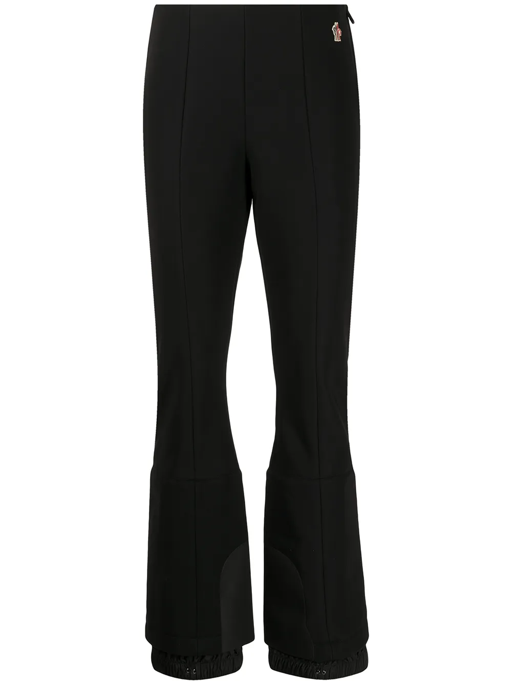 

Moncler pantalones acampanados con cierre - Negro