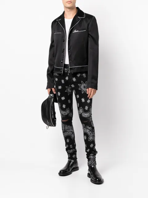 amiri paisley jeans