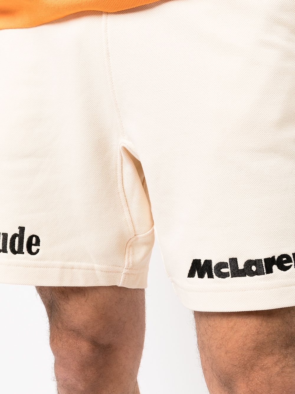 фото Rhude шорты mclaren с вышитым логотипом