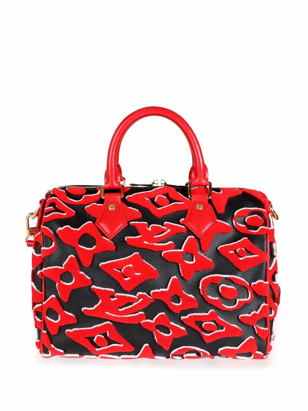 Louis Vuitton Urs Fischer x LV Limited Edition Puffer Black Red Dark red  Polyester Viscose ref.764686 - Joli Closet