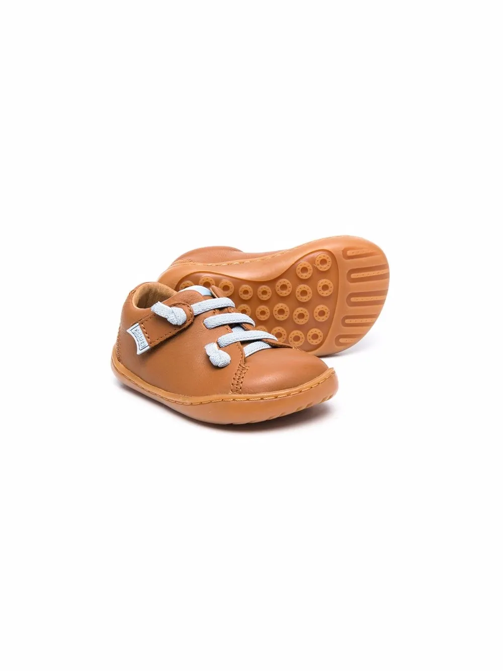 Camper Kids Peu leren sneakers - Bruin