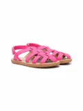Camper Kids Miko touch-strap cage sandals - Pink