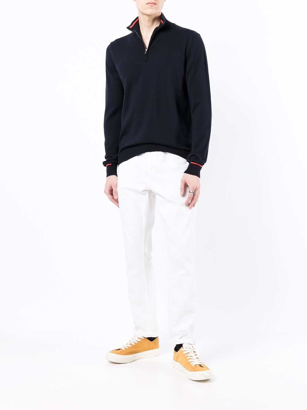 фото Pringle of scotland half-zip knit jumper