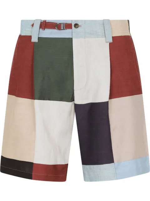 Dolce & Gabbana colour-block tailored shorts