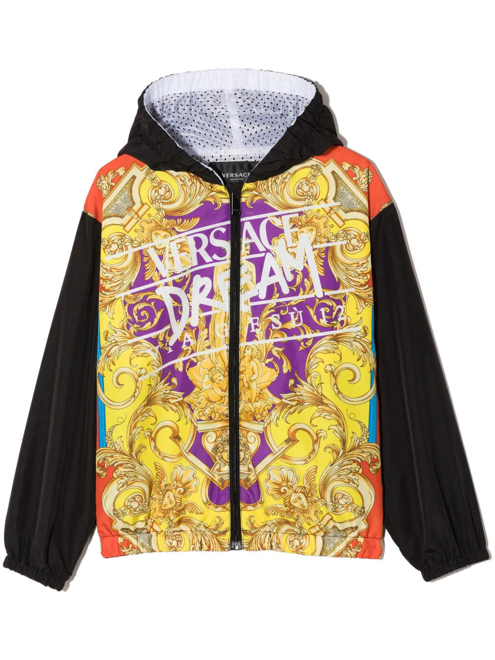 VERSACE ハイビスカス&バロッコ、フードパーカー bjBILIHXKW, メンズ