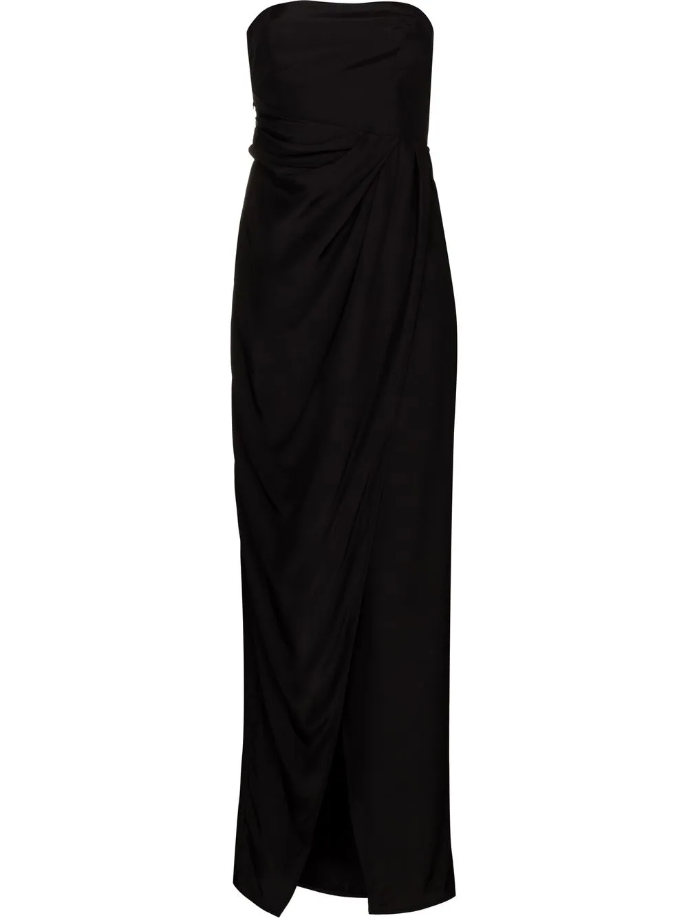 

GAUGE81 Lica silk wrap dress - Black