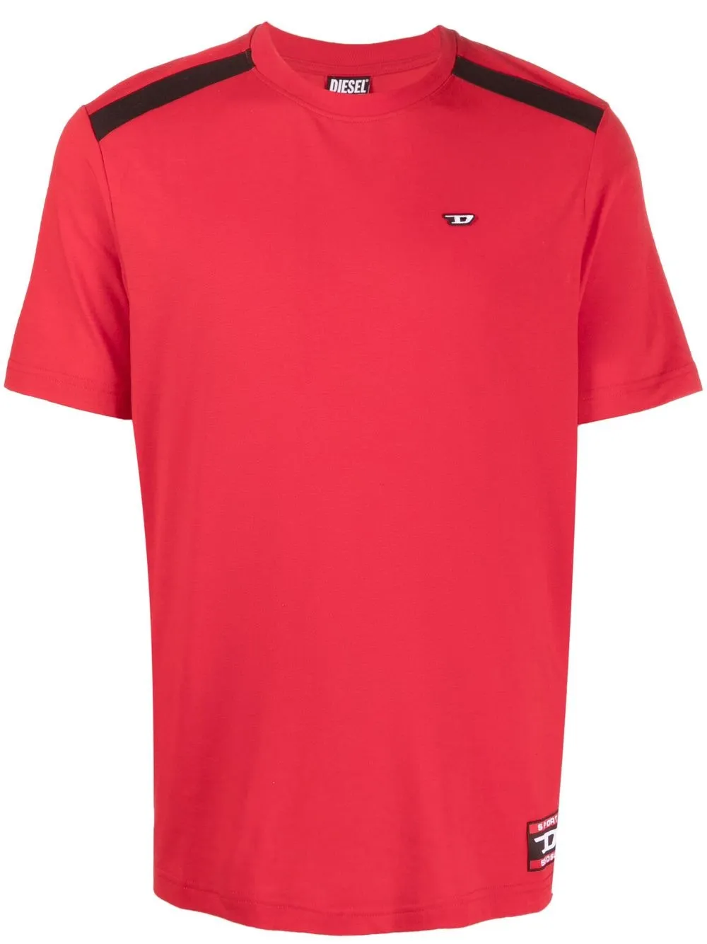 

Diesel chest logo-detail T-shirt - Red
